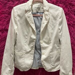 Banana Republic White Blazer